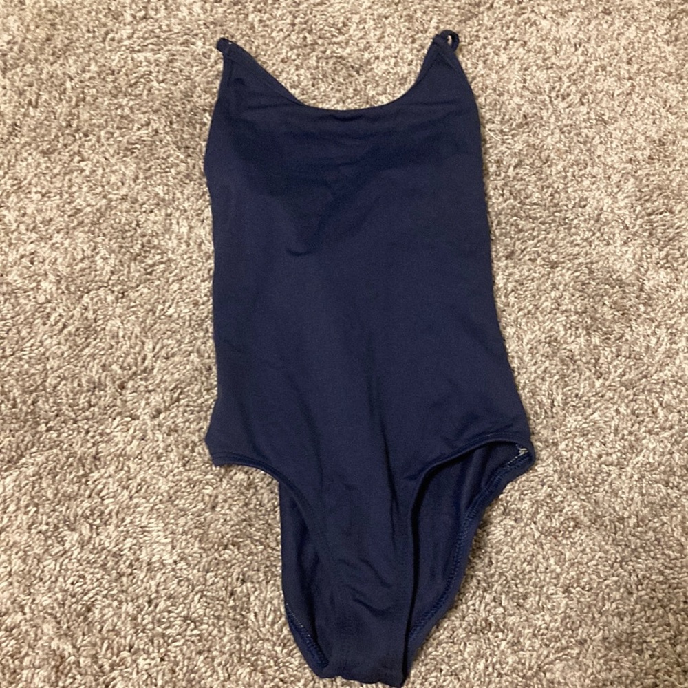 Discount Dance Navy Sunshine Back Dance Leotard